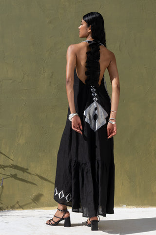 HALTERNECK DRESS