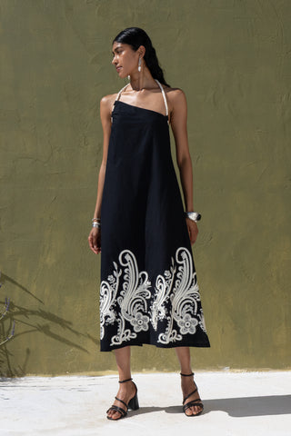HALTERNECK DRESS