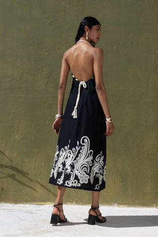 HALTERNECK DRESS