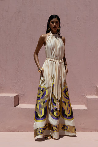 HALTERNECK DRESS
