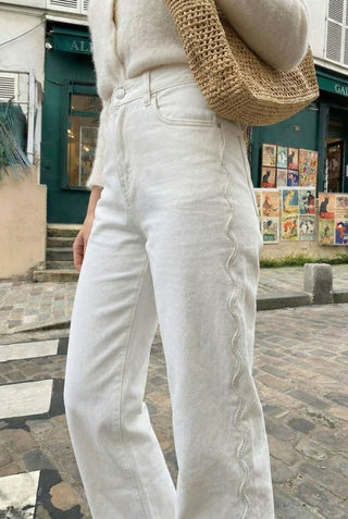 STRAIGHT LEG JEANS
