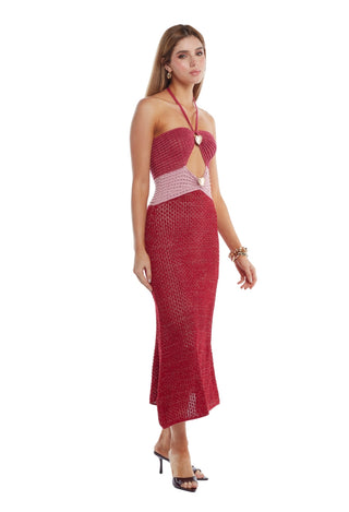 HALTERNECK DRESS