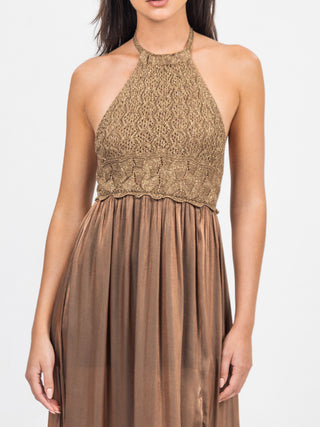 HALTERNECK DRESS