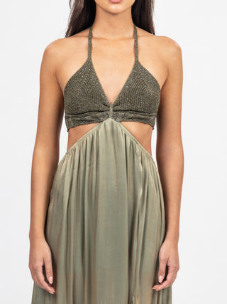 HALTERNECK DRESS