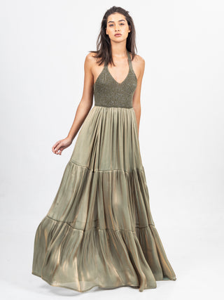 HALTERNECK DRESS