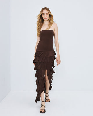 STRAPLESS DRESS