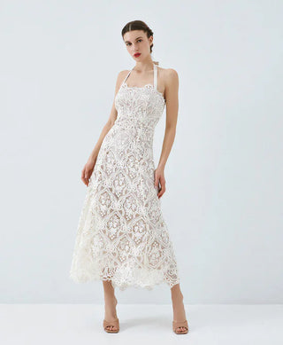 HALTERNECK DRESS