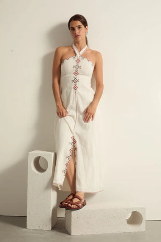 HALTERNECK DRESS