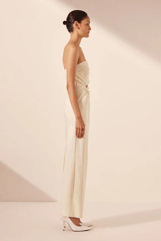 STRAPLESS DRESS