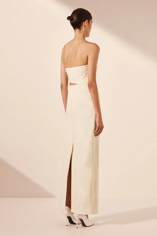STRAPLESS DRESS
