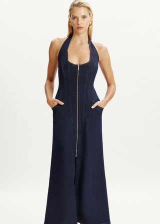 HALTERNECK DRESS