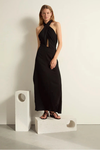 HALTERNECK DRESS