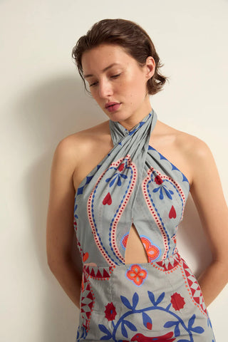 HALTERNECK DRESS