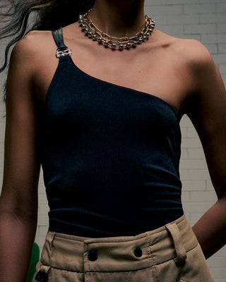 ONE SHOULDER TOP