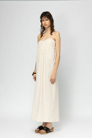 STRAPLESS DRESS