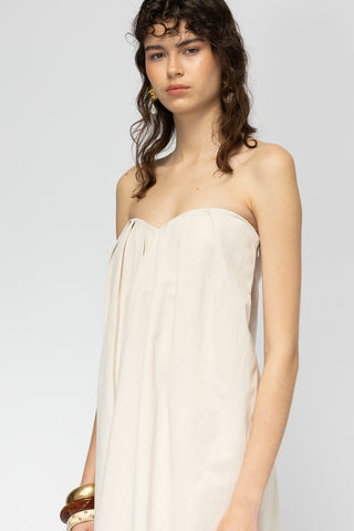 STRAPLESS DRESS