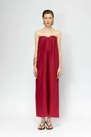 STRAPLESS DRESS