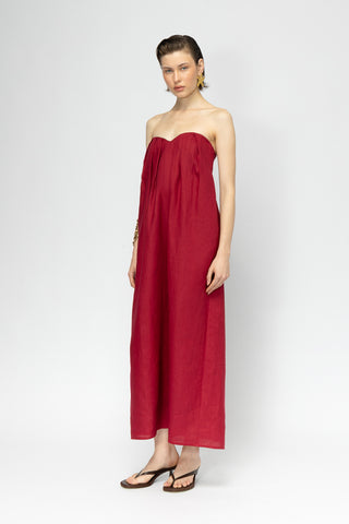 STRAPLESS DRESS