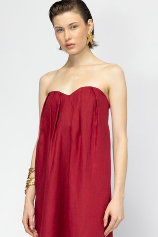 STRAPLESS DRESS
