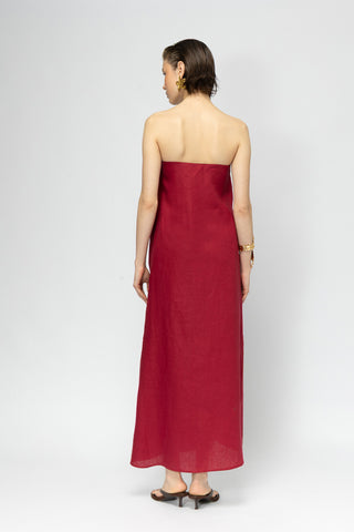 STRAPLESS DRESS