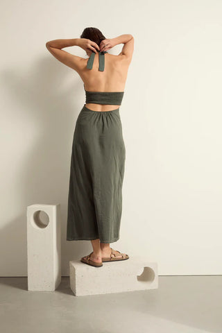 HALTERNECK DRESS