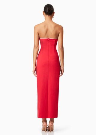 STRAPLESS MAXI DRESS