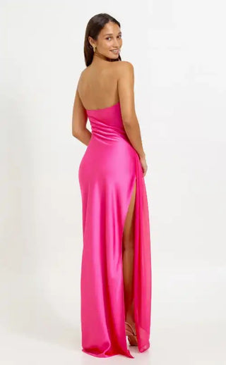 STRAPLESS DRESS