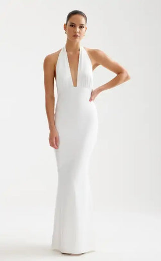 HALTERNECK DRESS