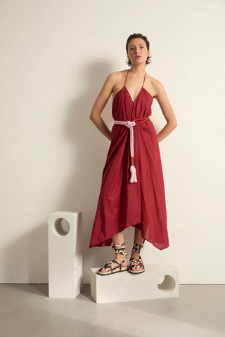 HALTERNECK DRESS