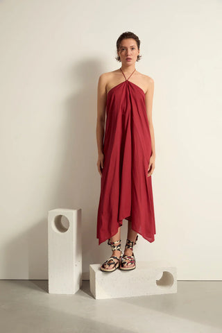 HALTERNECK DRESS