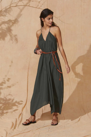 HALTERNECK DRESS