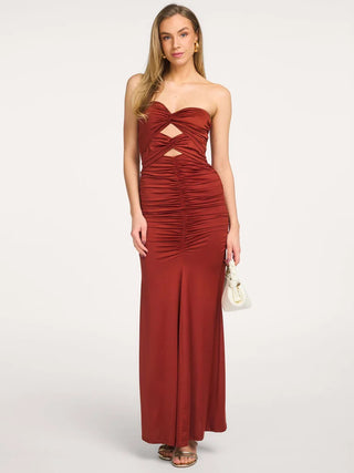 STRAPLESS DRESS