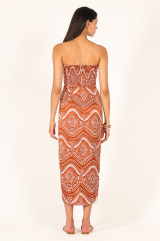 STRAPLESS DRESS