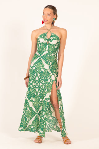 HALTERNECK DRESS