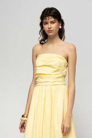 STRAPLESS DRESS