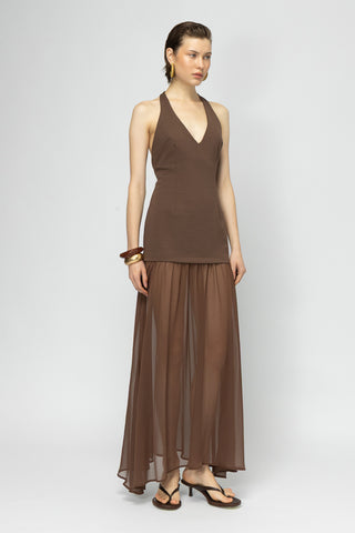 HALTERNECK DRESS