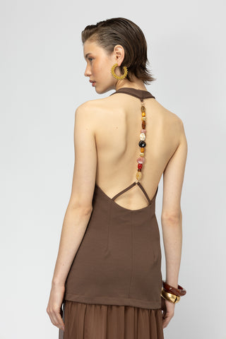 HALTERNECK DRESS
