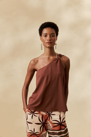 ONE SHOULDER TOP