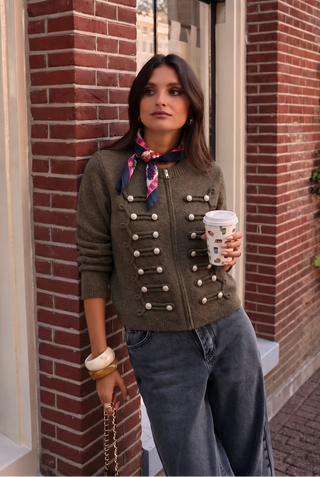 ZIP UP CARDIGAN
