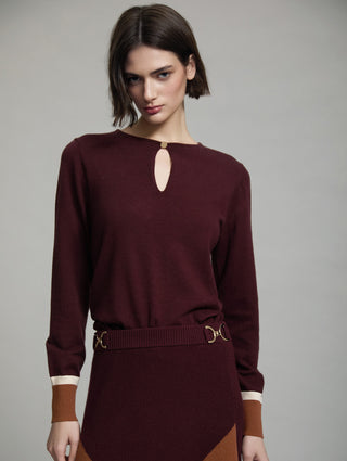 ROUND NECK PULLOVER