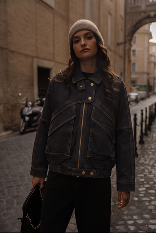 FUNNEL NECK JACKET