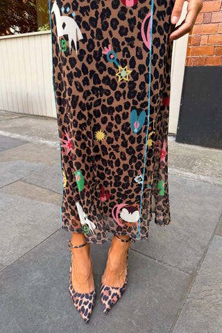 MESH MAXI DRESS