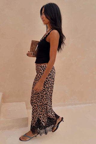 SATIN MAXI SKIRT