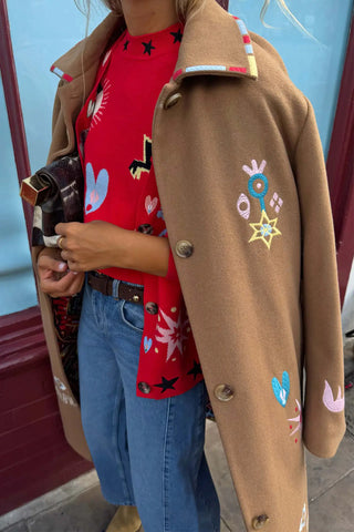 EMBROIDED COAT