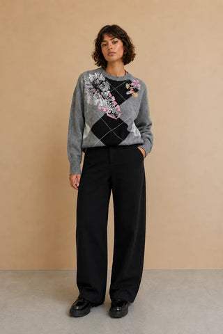 RELAXED BARREL PANTS